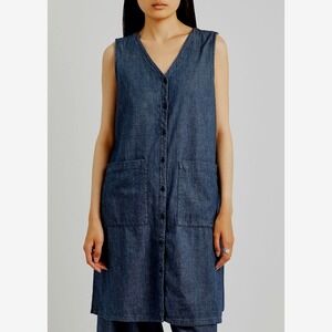 Eileen Fisher Blue Sleeveless Tunic